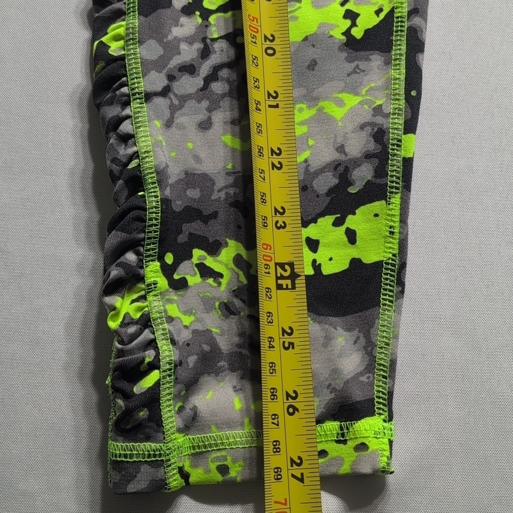 Calvin Klein Performance Gray and Neon Green Leggings Size Small - Picture 7 of 7